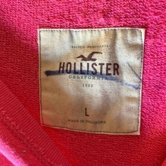 Hollister “Rollin with my Homies” Scoop Neck Sweatshirt Women’s size Large - Picture 4 of 4